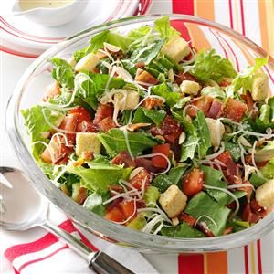 25 Potluck Salads to Feed a Crowd - Be ready for requests for these recipes! Try crowd-pleasing potato, pasta, vegetable, taco and fruit salads that serve 12 or more for your next potluck.