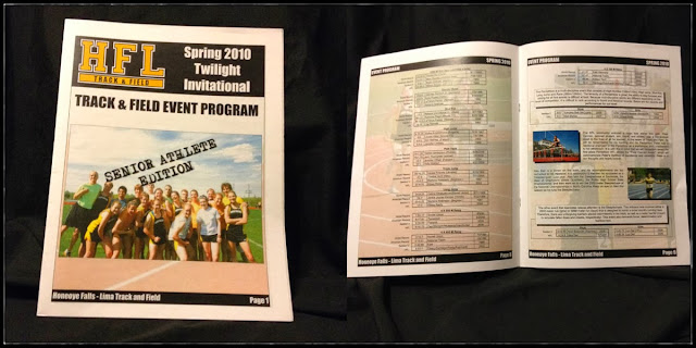 `A "mathzine" in full color (and used as a program for Track & Field)