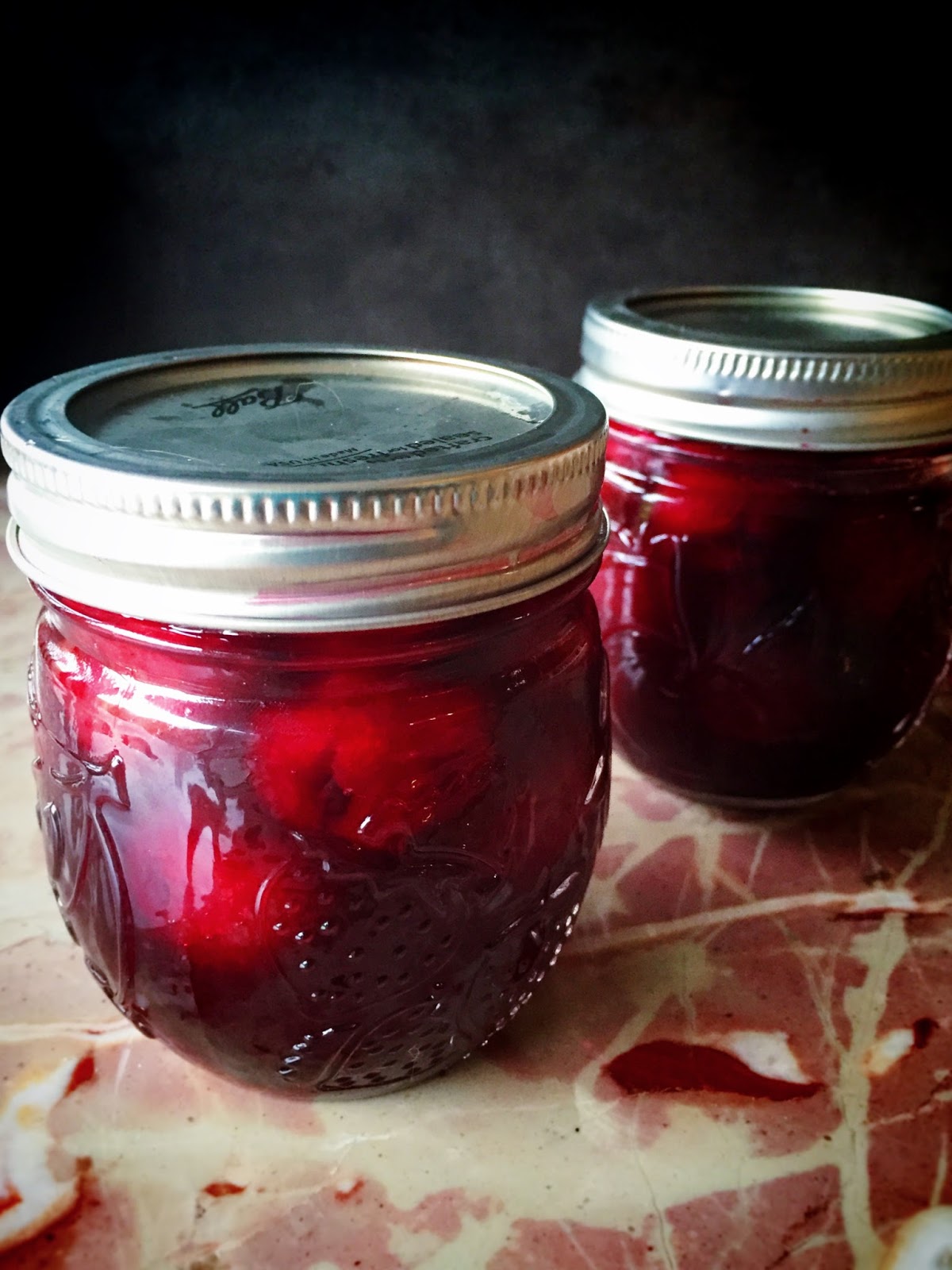 Cherries in Red Wine Syrup