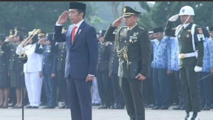 Presiden Jokowi Upacara Dan Ziarah Di Cikutra Bandung