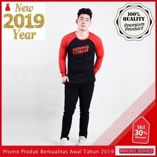 RMY258R52 Raf Kaos Raklan Moving Keren Fast Hitam BMGShop