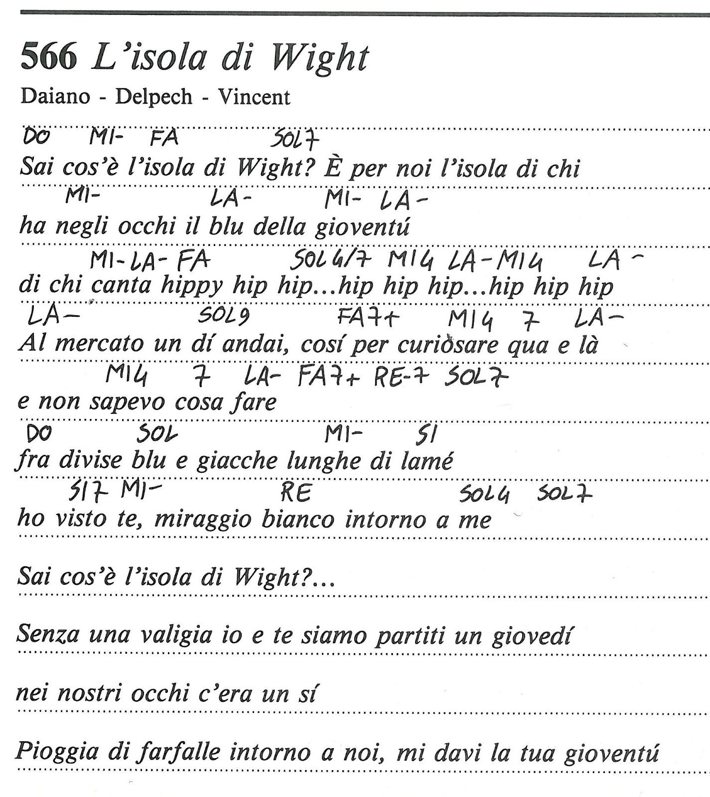 BODI SONČEK o5 L'ISOLA DI WIGHT (Dik Dik) BODI SONČEK o5 L'ISOLA DI WIGHT (Dik Dik)