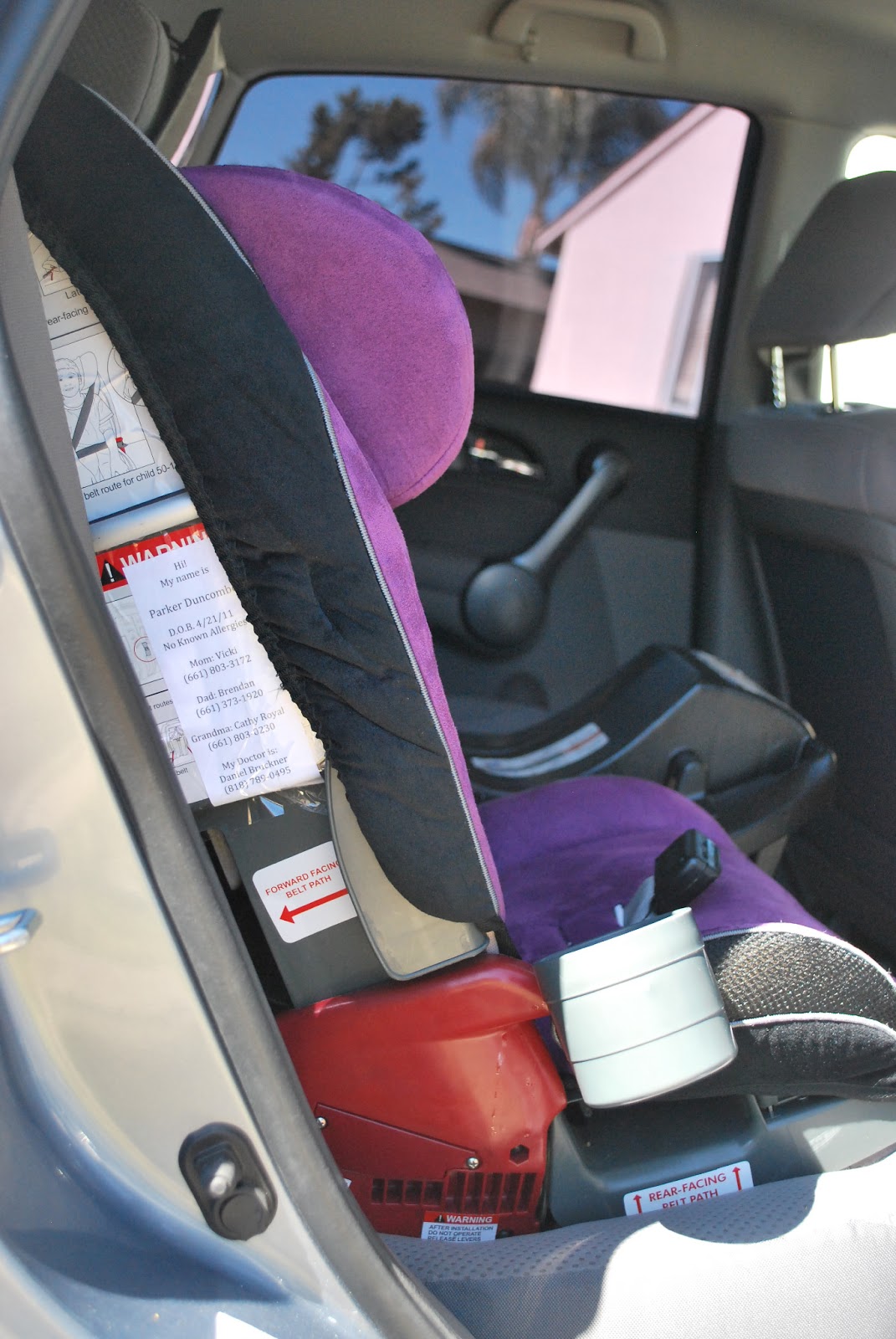 Nap Time Magic Car Seat Emergency Info