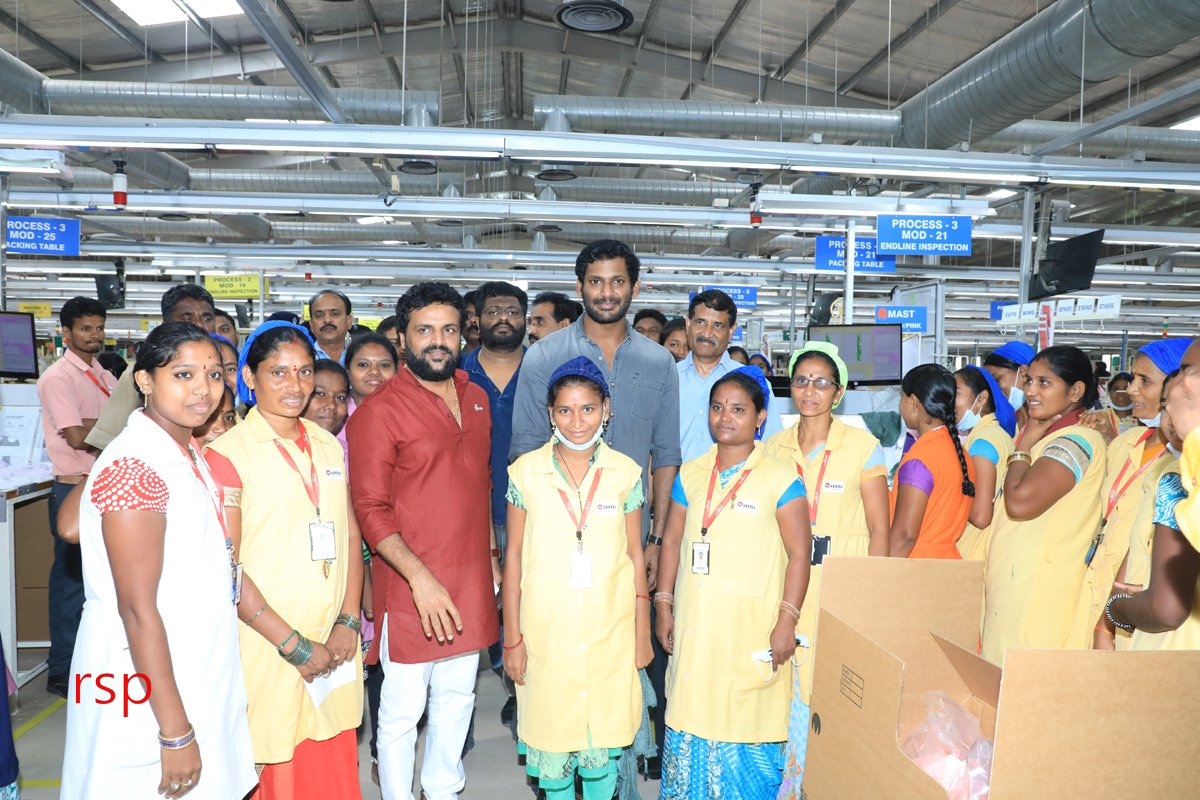 Vishal Visits Brandix, A World Class Apparel Park