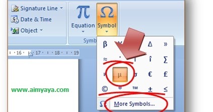 Cara Mengetik Rumus Matematika Di Ms Word
