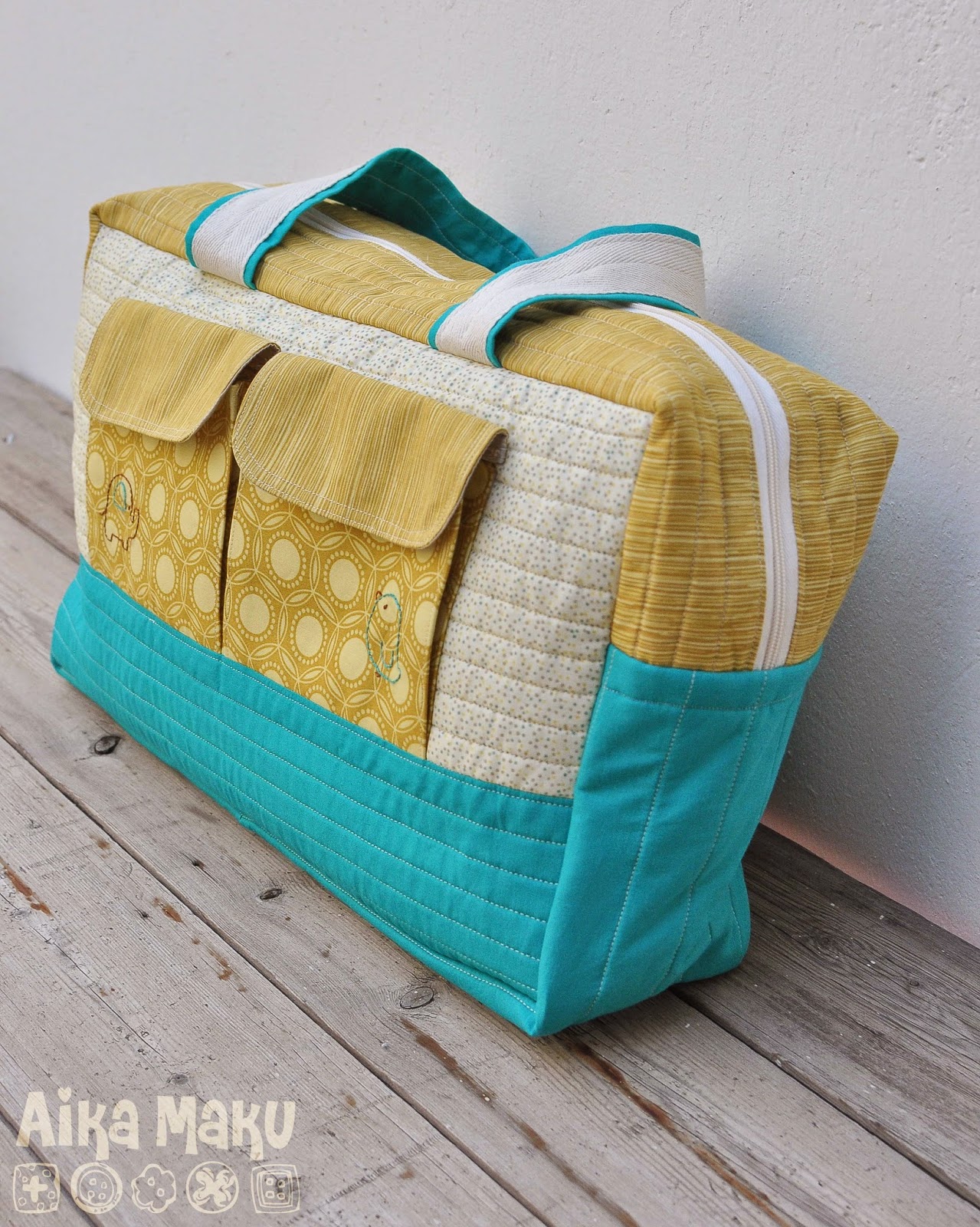 AikaMaku Patchwork y mucho más Nursery bag