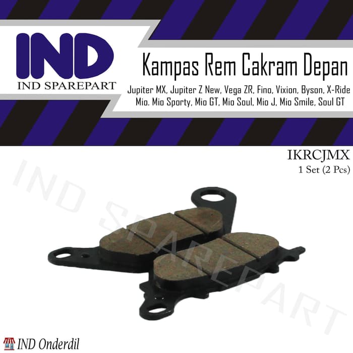 Kampas Cakram Rem Depan-Discpad-Dispad-Disped Mio/Fino/Soul Gt/X-Ride Diminati Banget