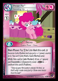My Little Pony Pinkie Pie, Growing Up Marks in Time CCG Card