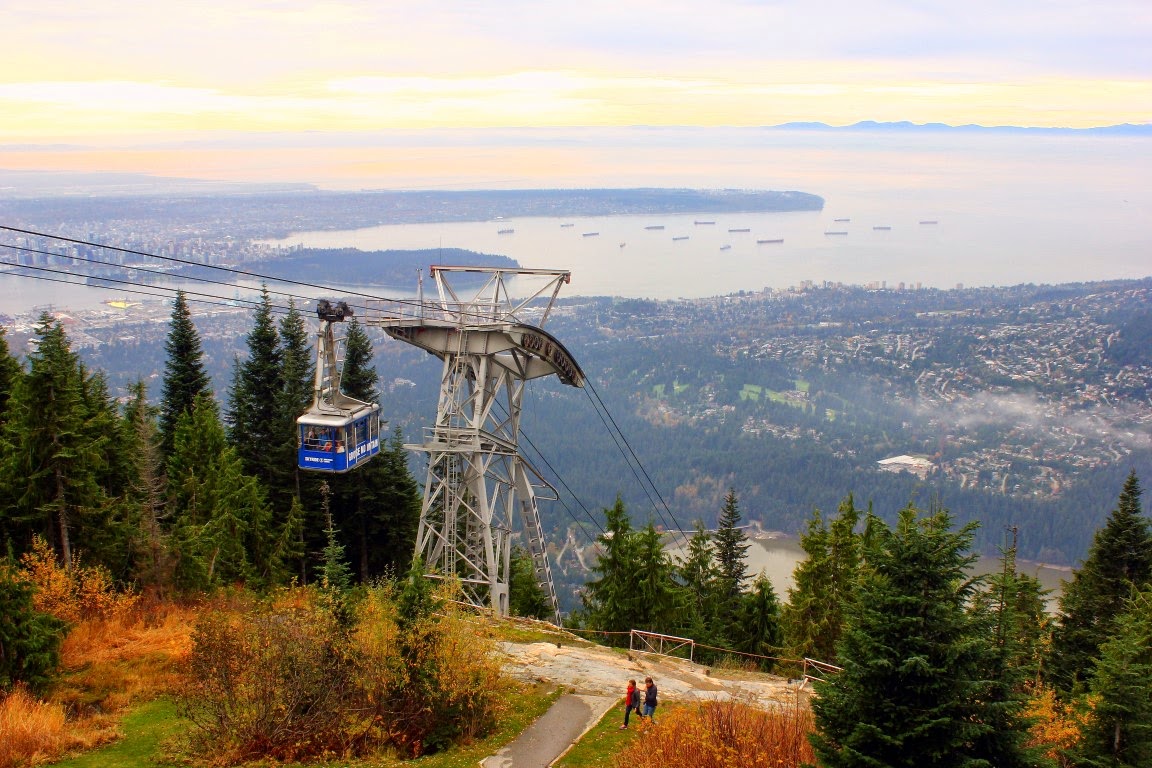 Keith Nicol Adventures "Grinding" up Grouse Mountain in North Vancouver