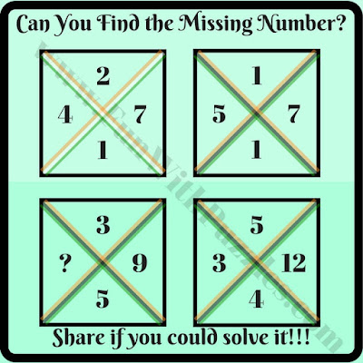 Simple math square brain teaser riddle Simple math square brain teaser riddle