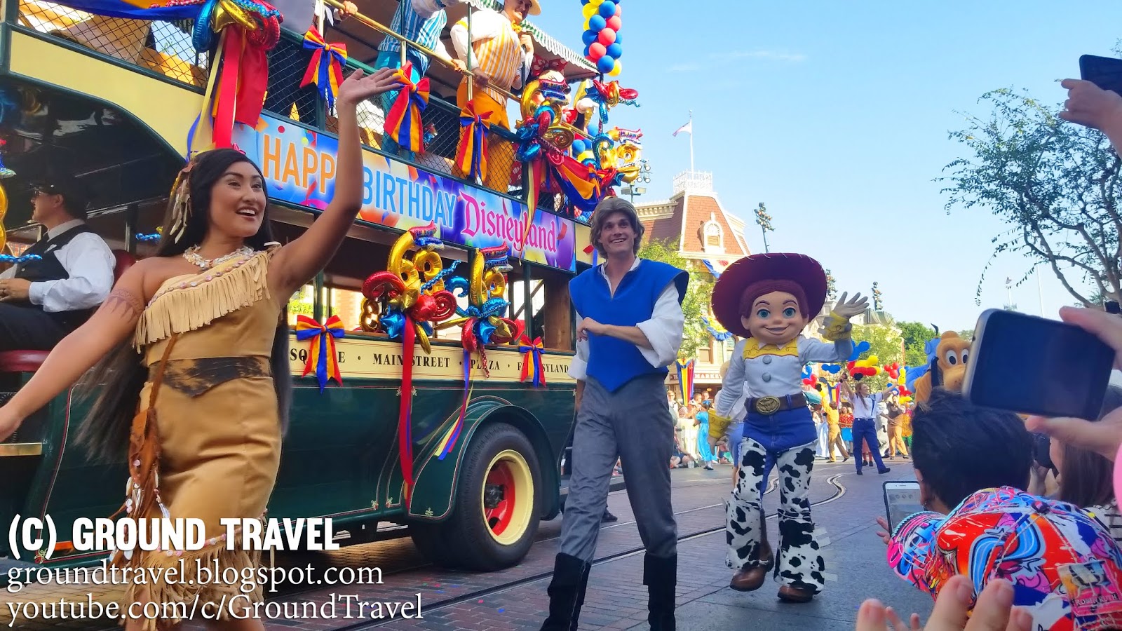 Disneyland's 63rd birthday celebration parade with 63 different characters!! PHOTOS included