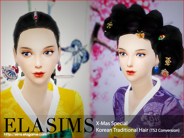 Traditional Korean Female Costume Set The Sims 4 - SIMS4 Clove share ...