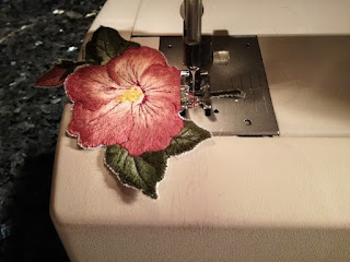 Transparent Nylon thread Hand embroidered flower knitted cardigan Craftrebella