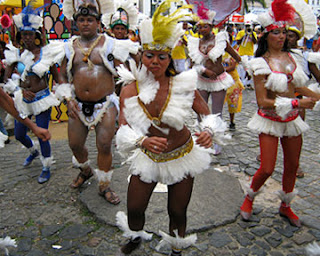 afro brazilian culture parade in bahia