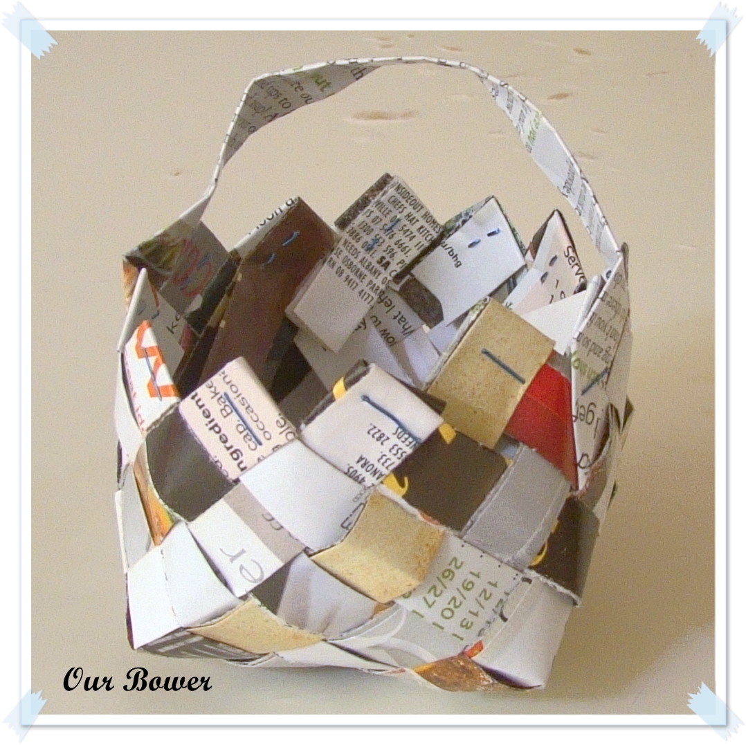 Our Bower Paper baskets!