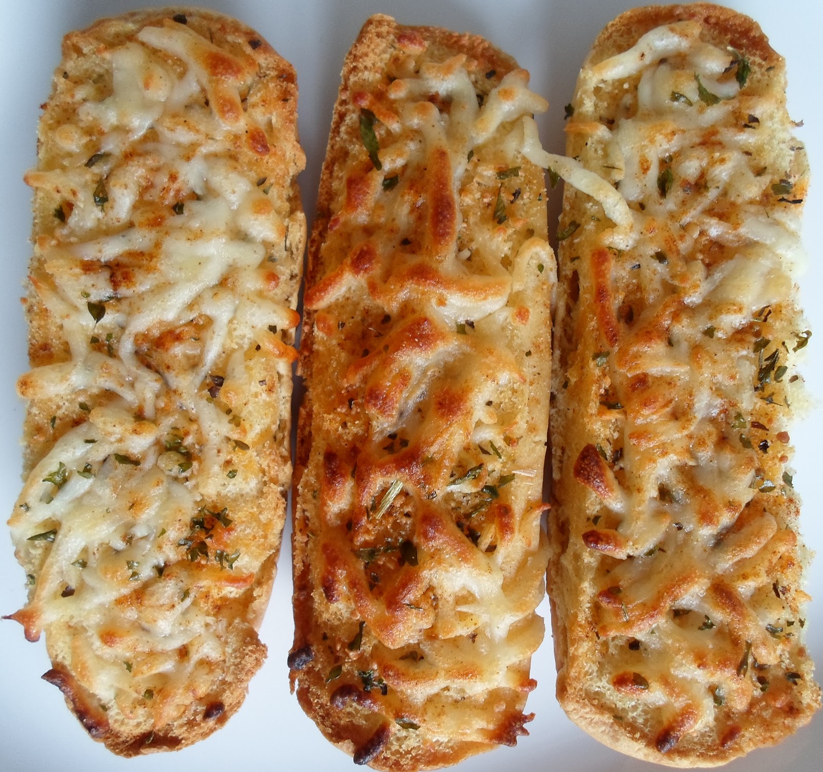 Happier Than A Pig In Mud Cheesy Garlic Bread (or Pizza Bread) Using