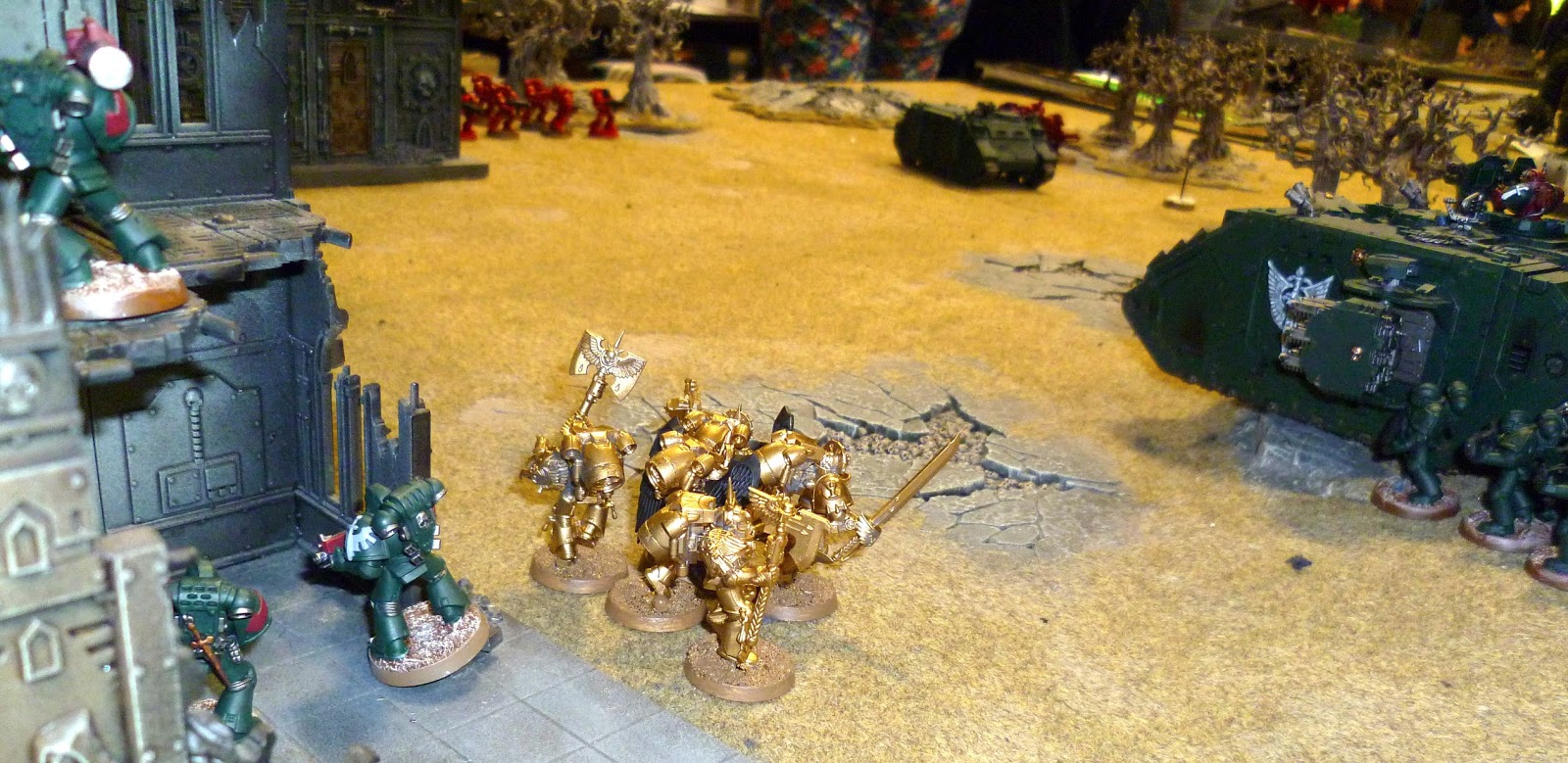 PW Gaming Dark Angels Vs Blood Angels Battle Report