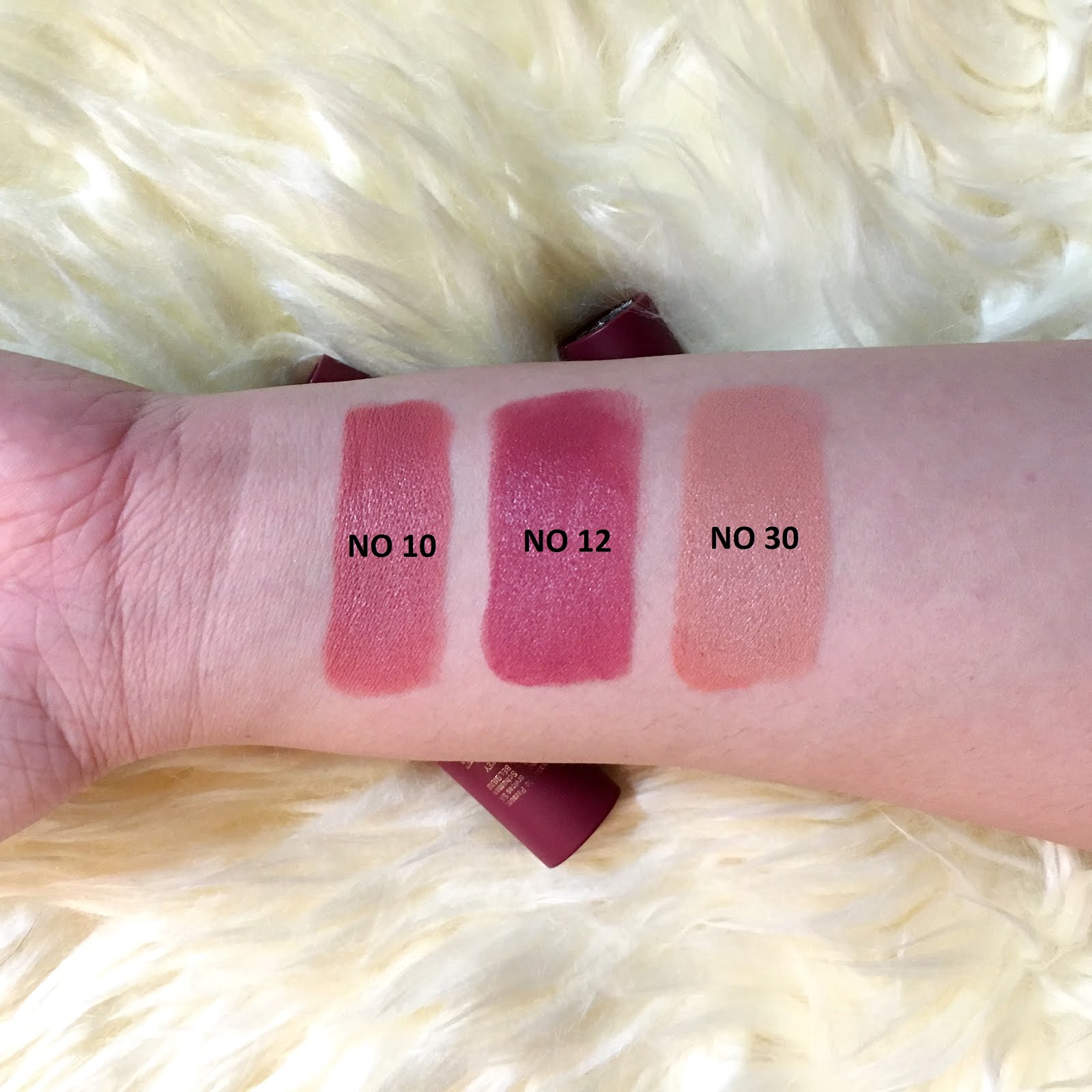 beautybypapot Swatches Golden Rose Velvet Matte Lipsticks