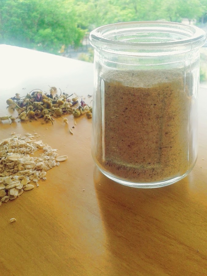 chamomile and oats cleansing grains