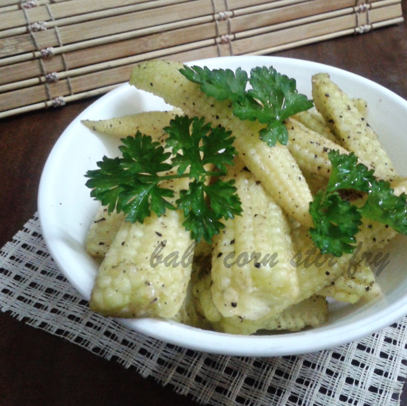 BABY CORN STIR FRY PAAKVIDHI