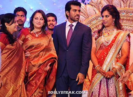 Jaya Pradha, Ram Charan Teja, Upasana - (5) - Ram Charan Teja's Upasana Kamineni Reception Pics
