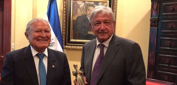 Obrador se reúne con el presidente de El Salvador (VIDEO)