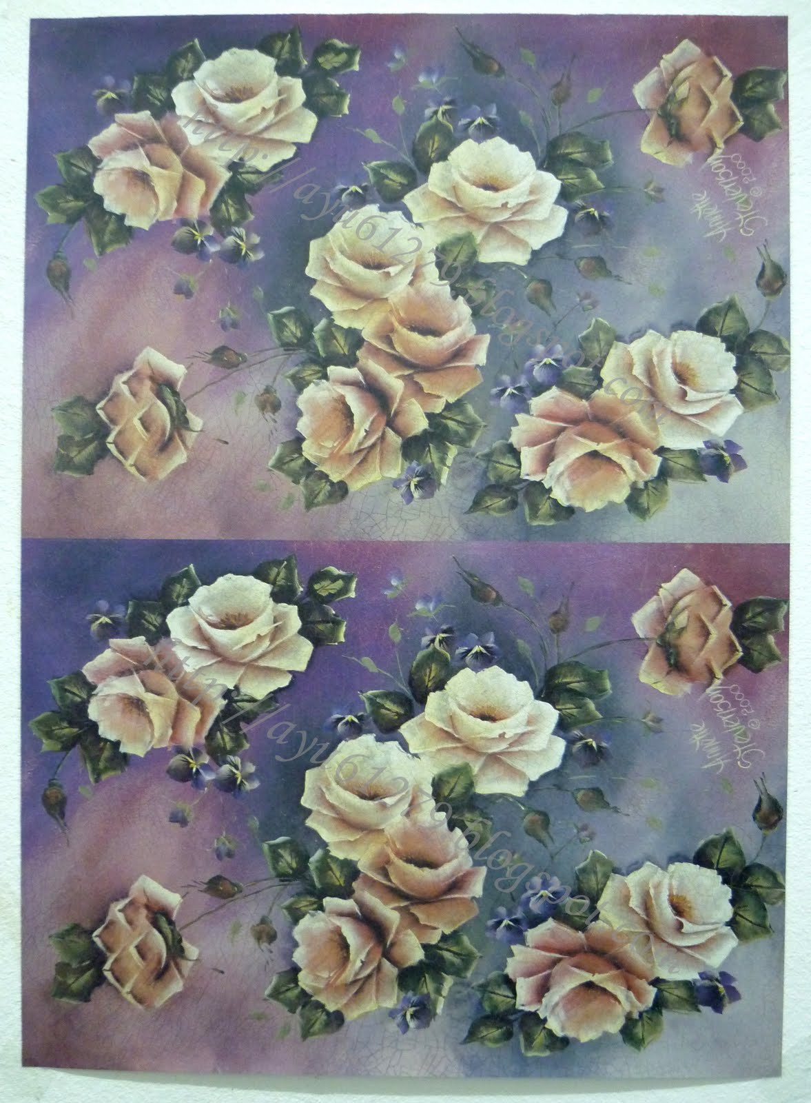 My Masterpiece... Decoupage Paper For Sale!!