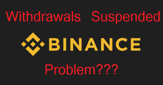 binance one withdrawal suspended