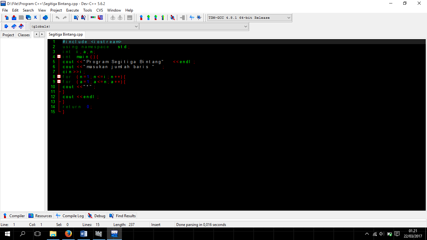 Estetika Tugas, & Ngidol: Tugas Algoritma dan Pemrograman 2B (Program ...