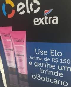 Promoção Elo e Extra Compre Ganhe Boticário Match - Shampoo e Condicionador