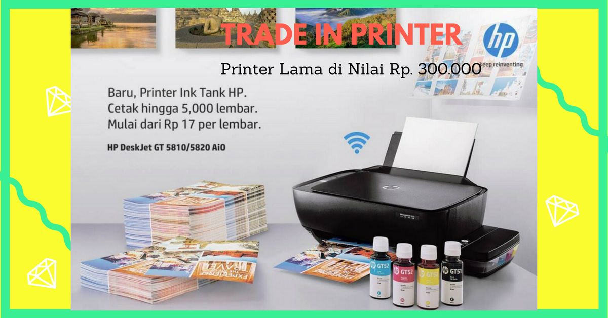 Trade in HP Deskjet GT 5810 | JUAL Printer HP | Harga ...