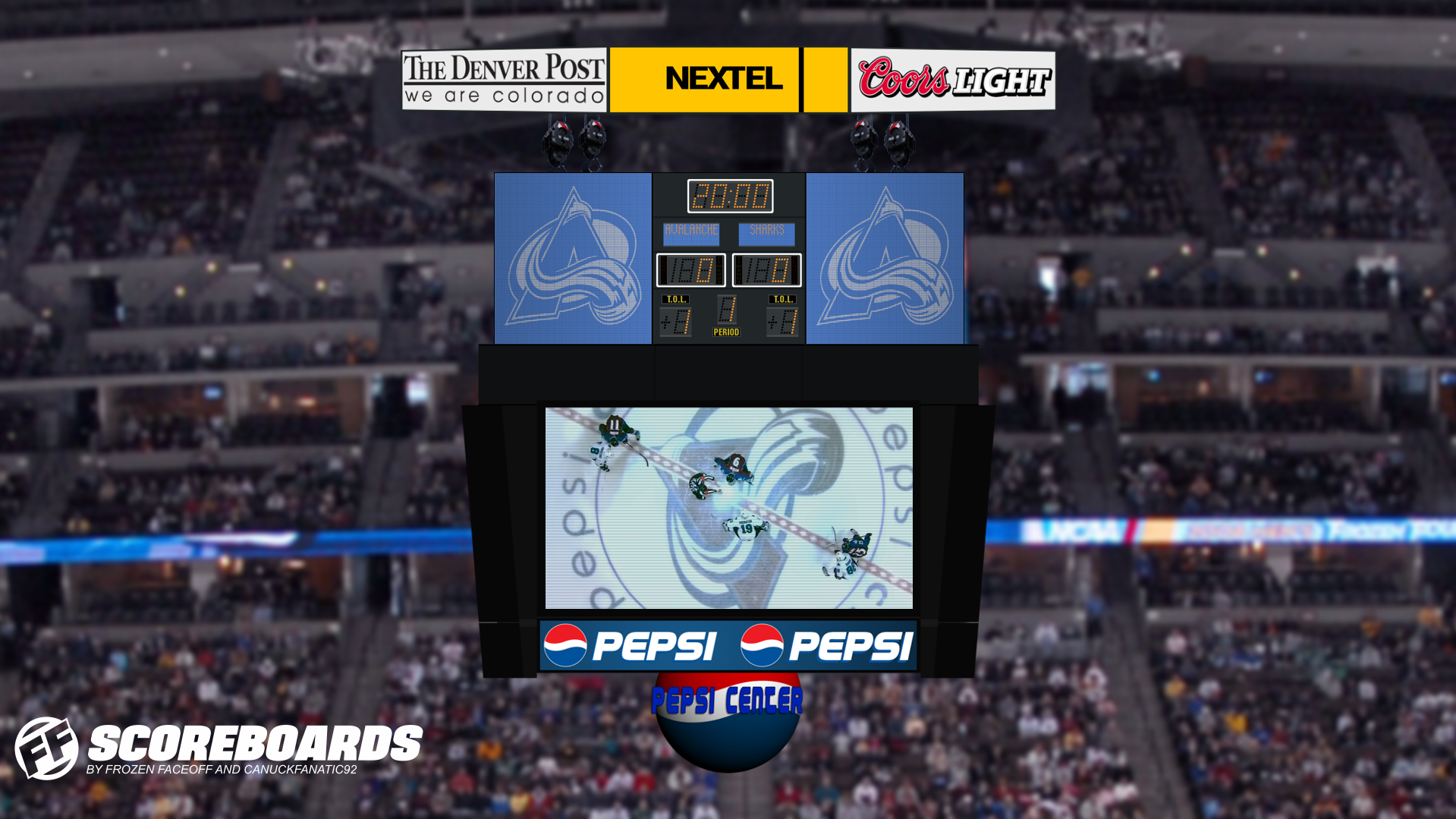 Colorado Avalanche 19992013 FF Scoreboards