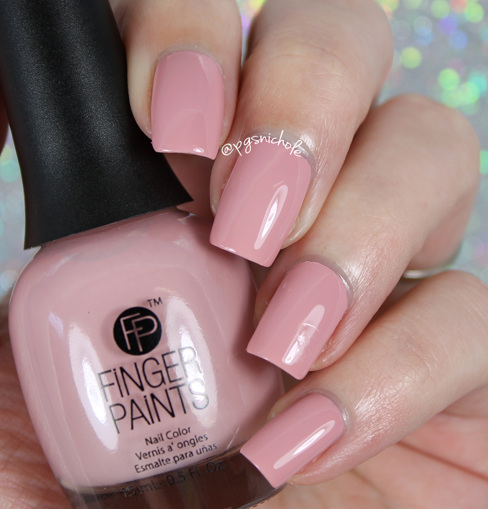 Bedlam Beauty Fingerpaints Nail Color Blushing With Excitement