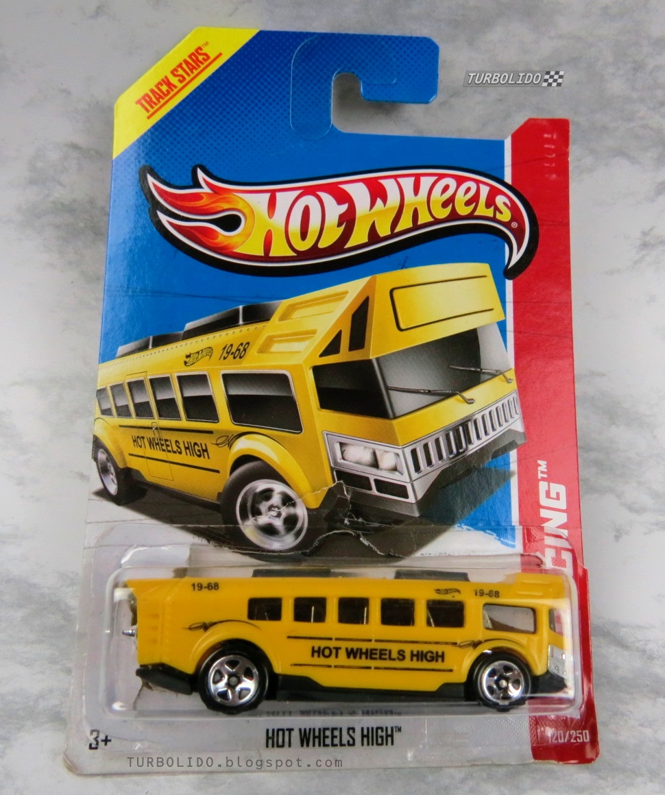 TURBOLIDO Cars HOT WHEELS HIGH SCHOOL BUS / HW X1655