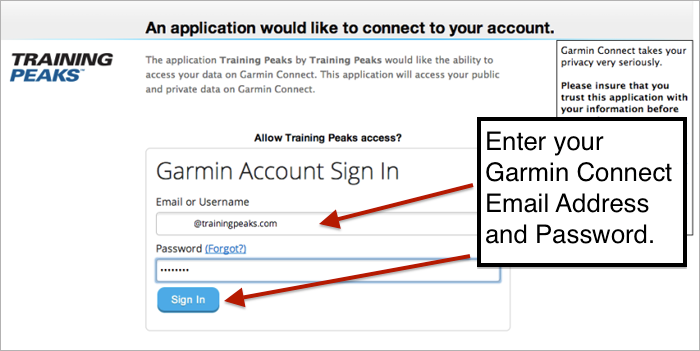 garmin trainingpeaks