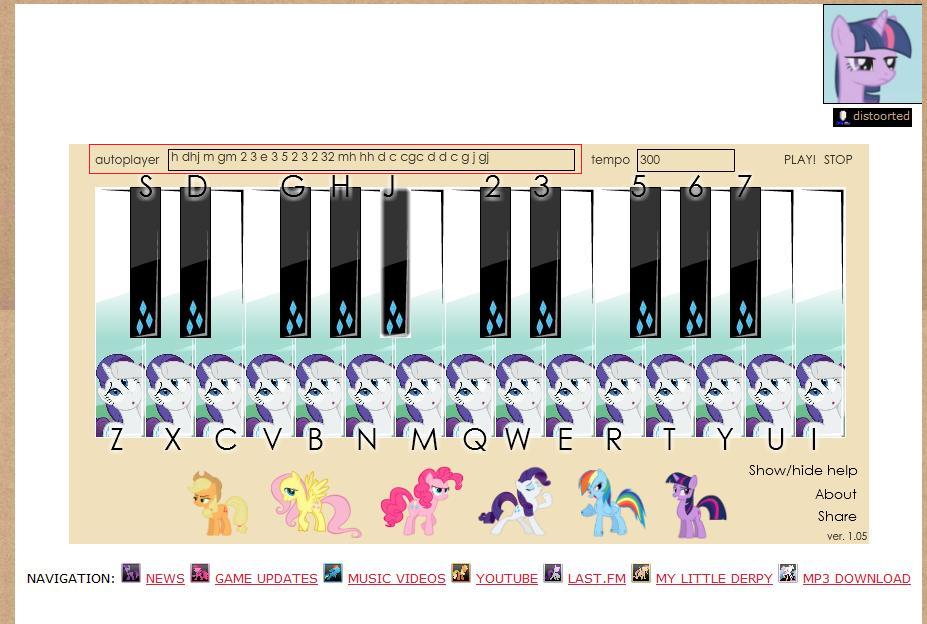 For Glorious Equestria Friendship is Music My Little Pony piano