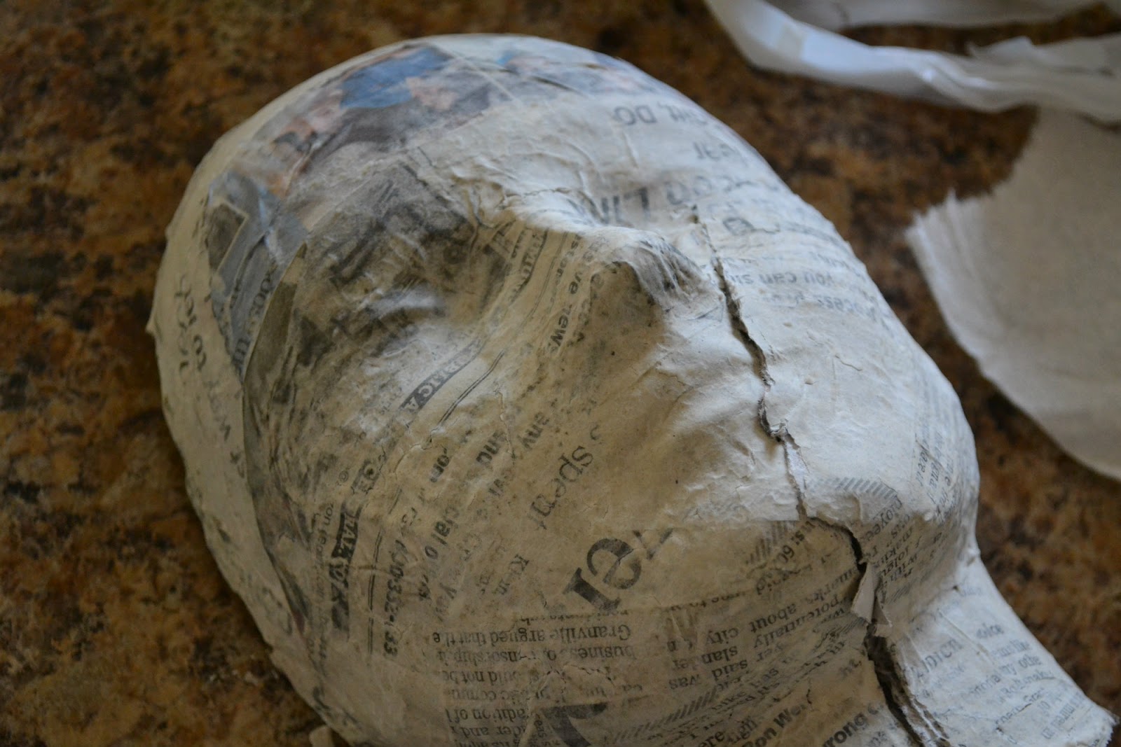 Bellapia Designs Ghost with Paper Mache mask