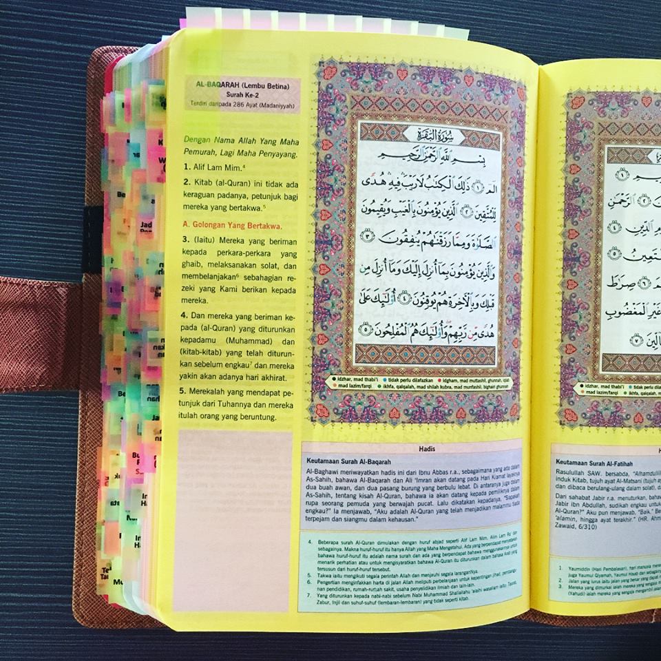 AlQuran Tagging Yang Colourful Dan Cantik! Maria Firdaus