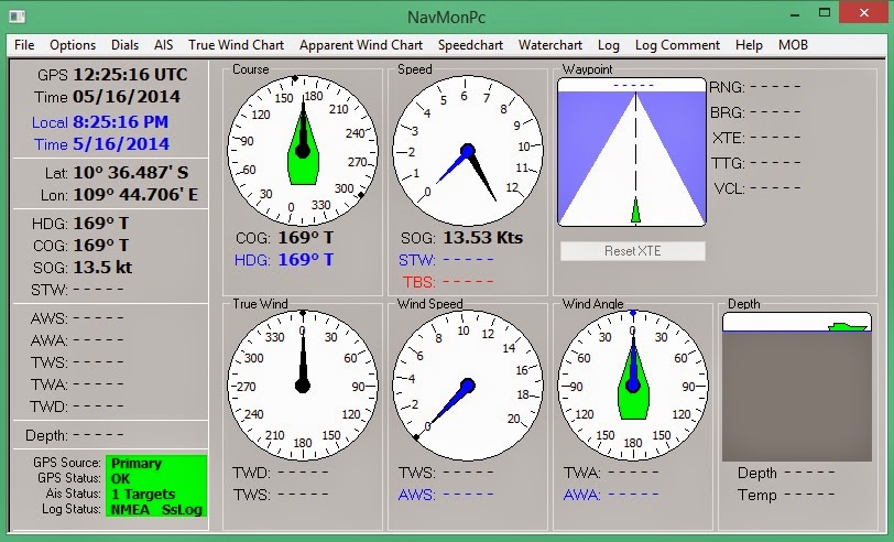 Mariners Leeway: NavMonPC