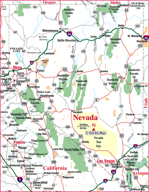 Map of Las Vegas City Pictures
