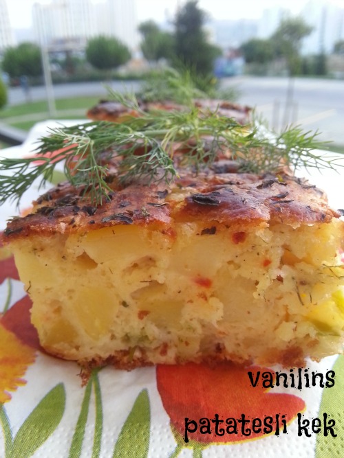 Patatesli kek Vanilins