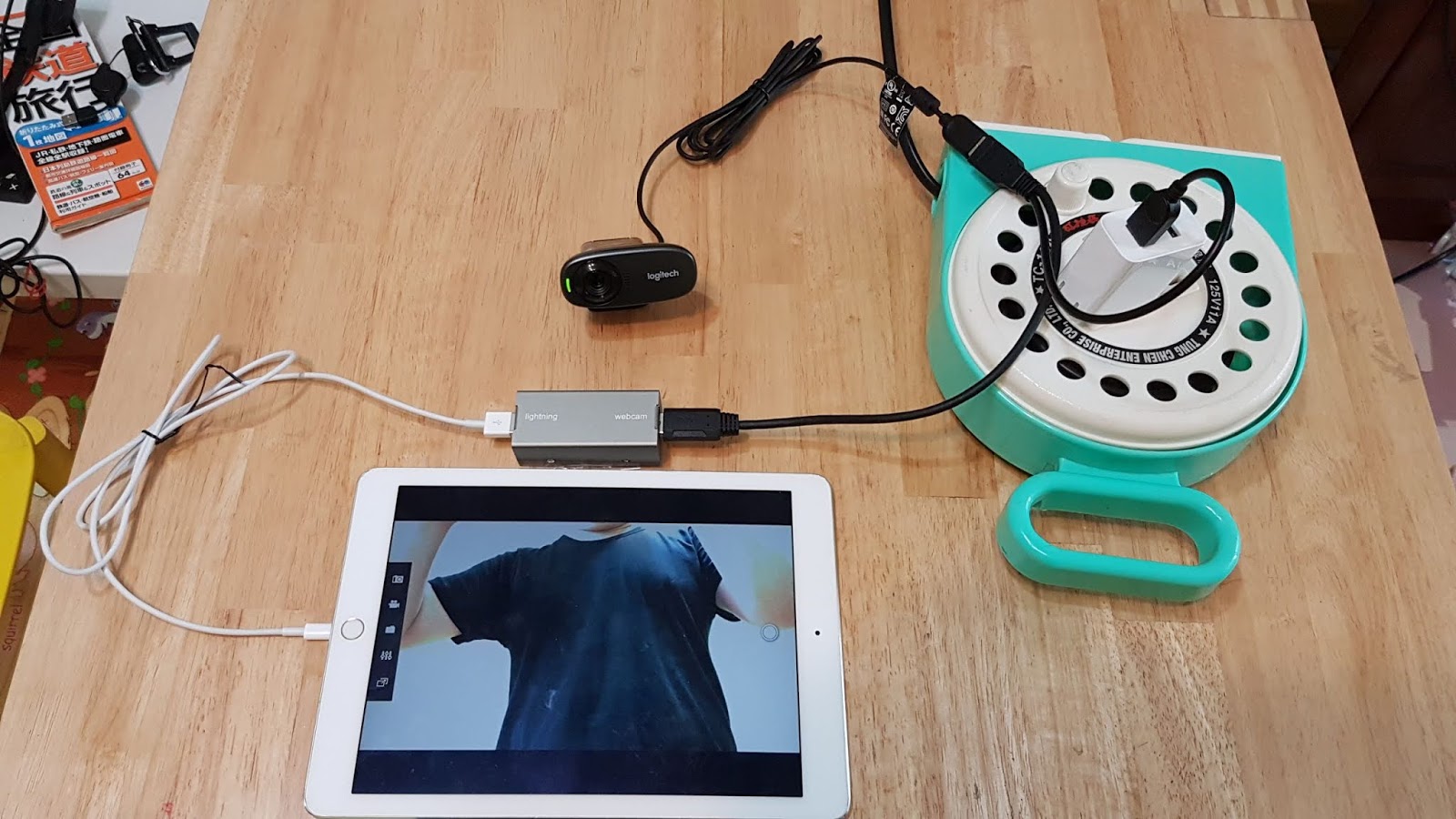 FEBON USB UVC webcam to wire lightning converter for iOS iPhone / iPad