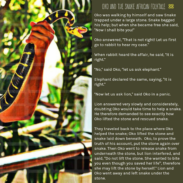 Oko and the Snake African Folktale