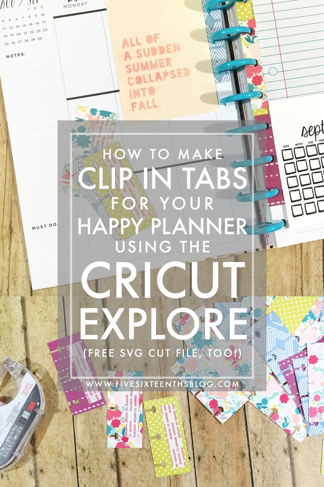 make clip in tabs happy planner