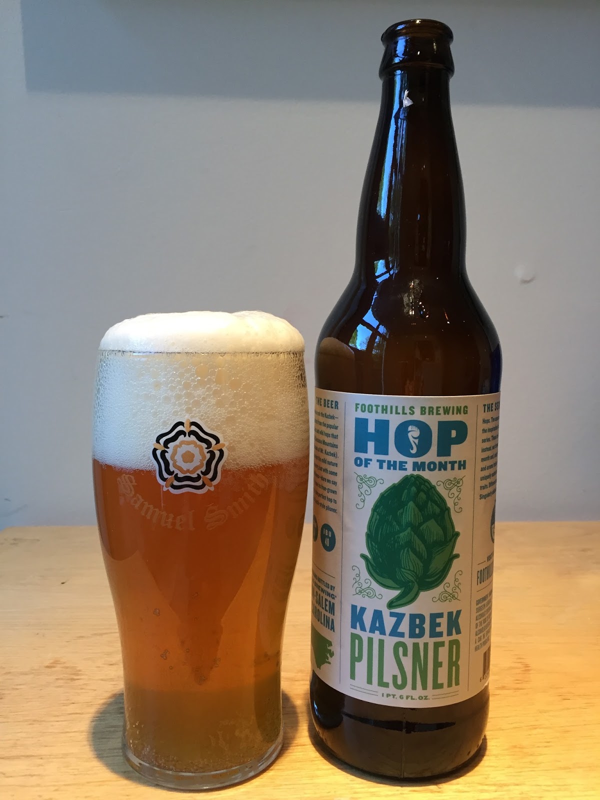The Best Beer Blog Foothills Brewing Hop of the Month Kazbek Pilsner