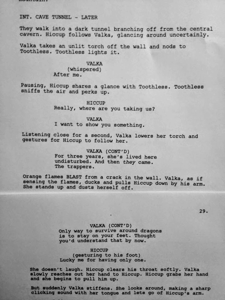 Leaked HTTYD 2 script pages! (UPDATE) Berk's Grapevine