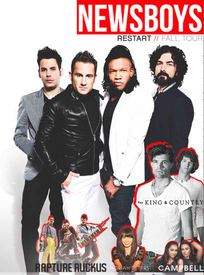 The Christian Music Junkie: Newsboys Announced The Fall Restart Tour Dates