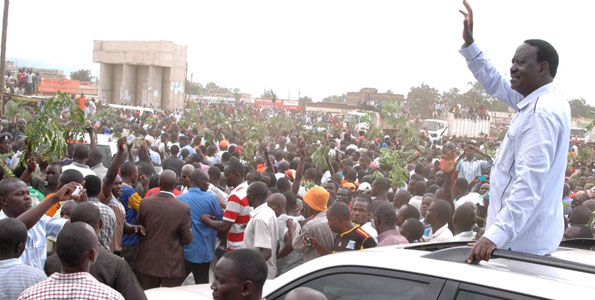 Image result for raila in kisumu