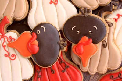 Decorated Turkey Cookie Tutorial