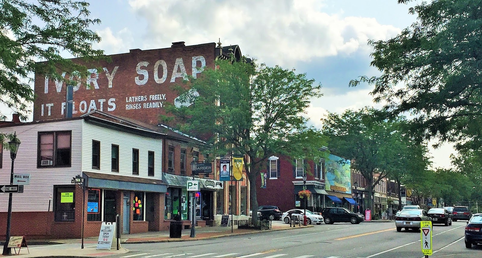 Down the Road Back in Brockport, New York